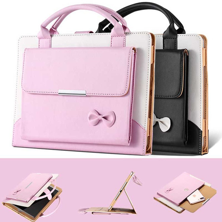 Faux Leather Handbag Protective Case for iPad-Tabletory-