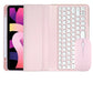 Cute iPad case with touchpad, keyboard and mouse-Tabletory-Pink 2 iPad case with keyboard & mouse-iPad Air 4 10.9 inch-